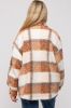 Taupe Textured Plaid Maternity Jacket sold by Pinkblush