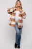 Taupe Textured Plaid Maternity Jacket sold by Pinkblush