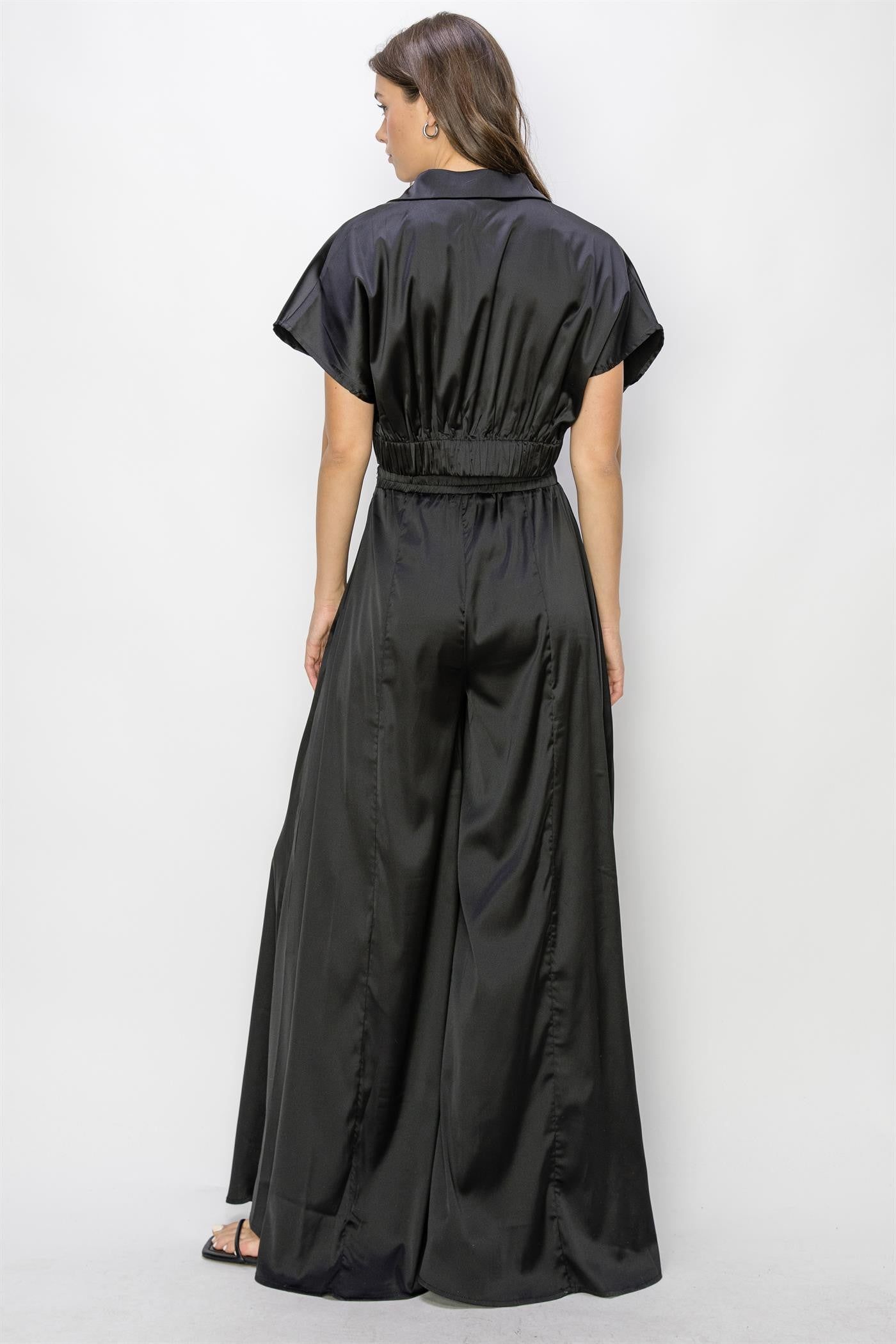 Black Top And Pants Two-Piece Set sold by Pinkblush product image thumbnail 3