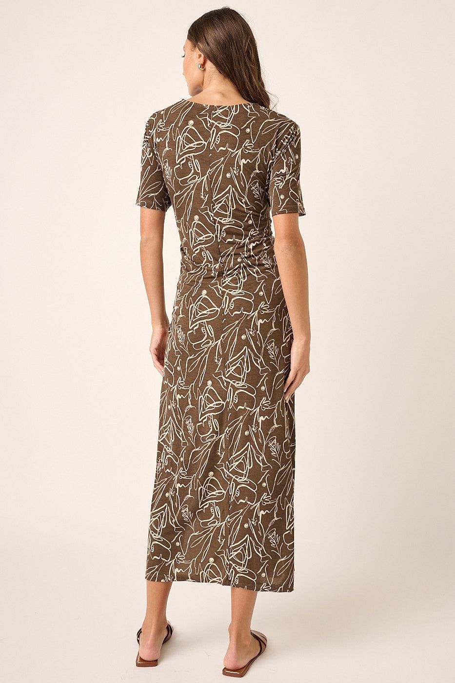 Mocha Two-Way Maxi Dress sold by Pinkblush product image thumbnail 3
