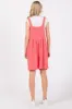 Coral Ribbed Romper sold by Pinkblush