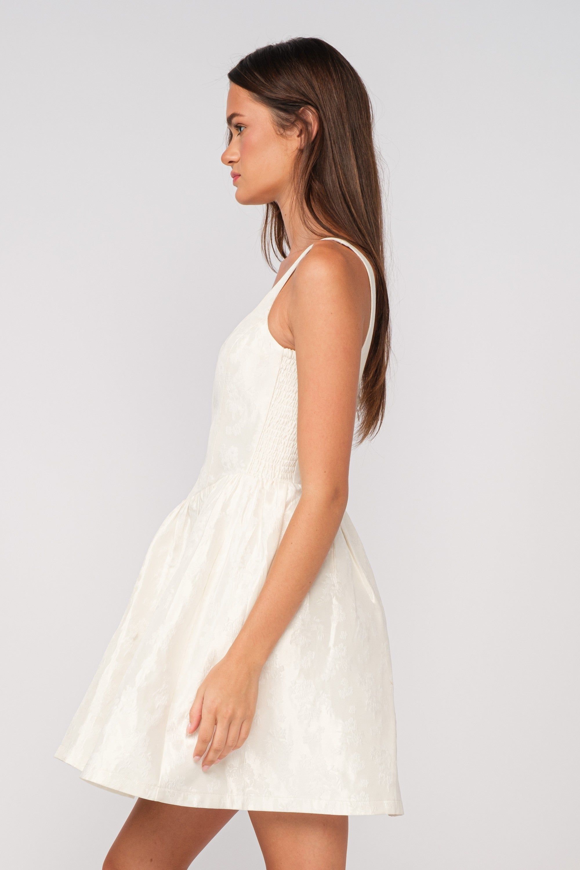 Ivory Textured Dress sold by Pinkblush product image thumbnail 2