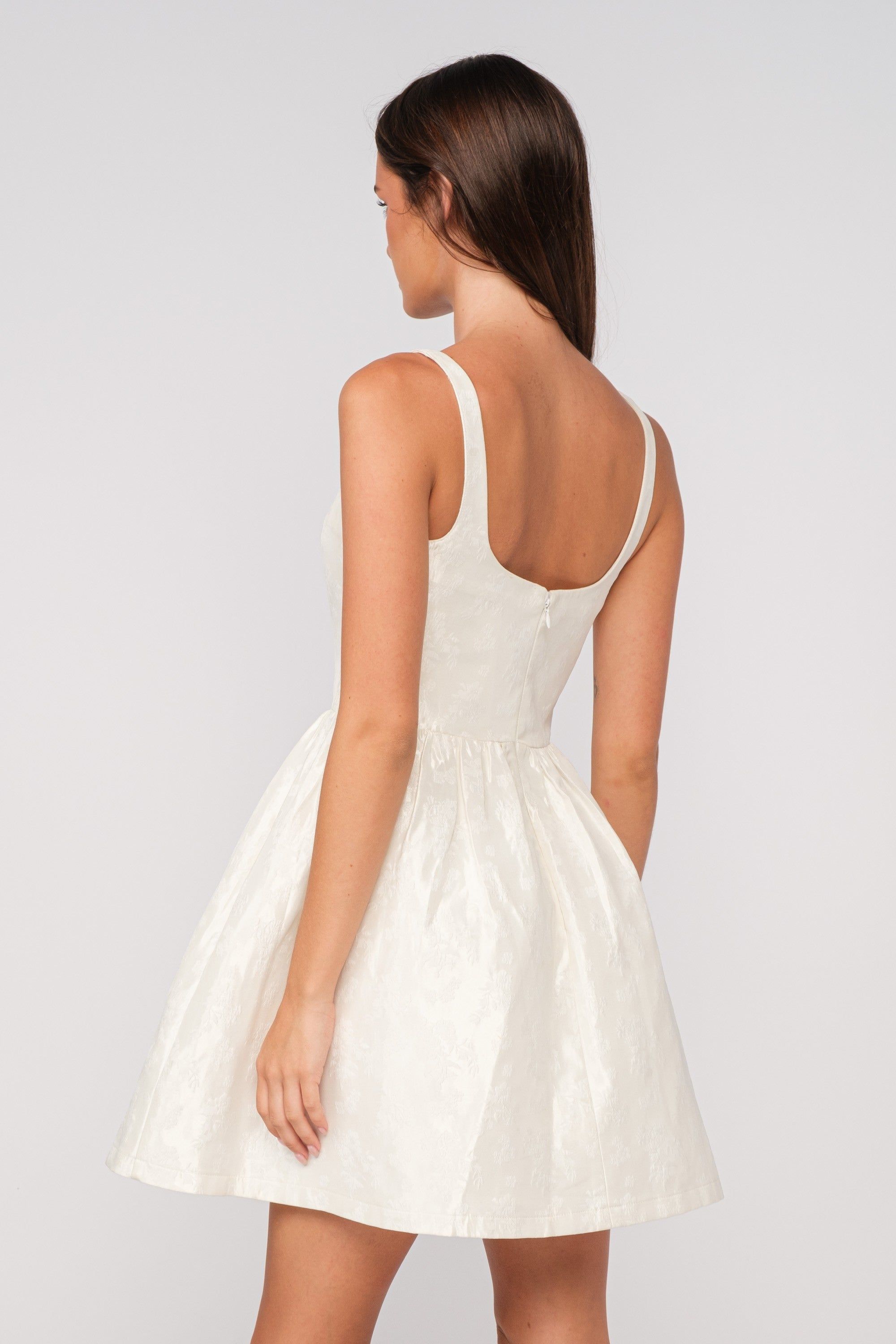 Ivory Textured Dress sold by Pinkblush product image thumbnail 3