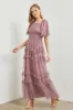 Dusty Lavender Tulle Maxi Dress sold by Pinkblush