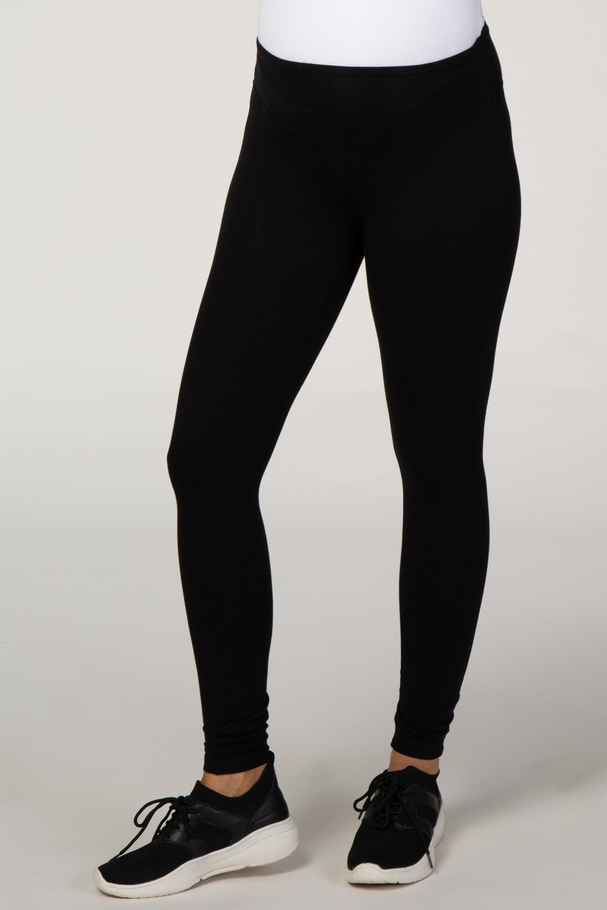 Black Basic Maternity Legging sold by Pinkblush product image thumbnail 2