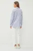Blue Striped Basic Button Down Top sold by Pinkblush