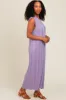 Lavender Ribbed Knit Sleeveless Dress sold by Pinkblush