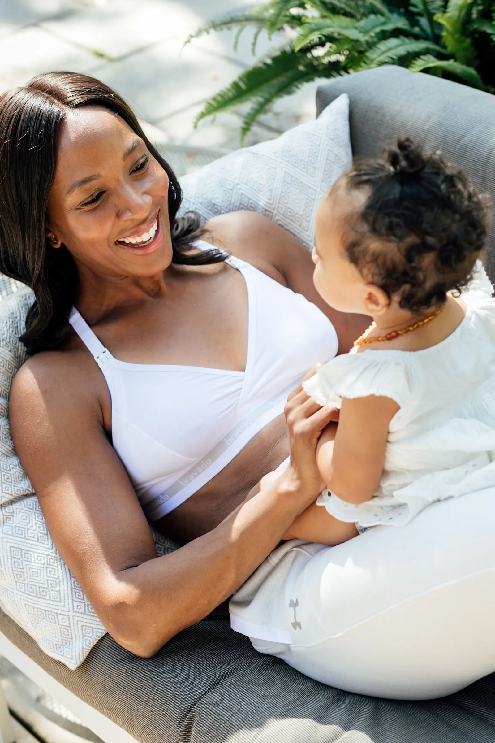 White Bravado Designs Original Nursing Bra sold by Pinkblush product image thumbnail 3