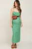 Green Floral Sleeveless Maternity Maxi Dress sold by Pinkblush