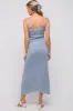 Light Blue Open Knit Crochet Maternity Midi Dress sold by Pinkblush