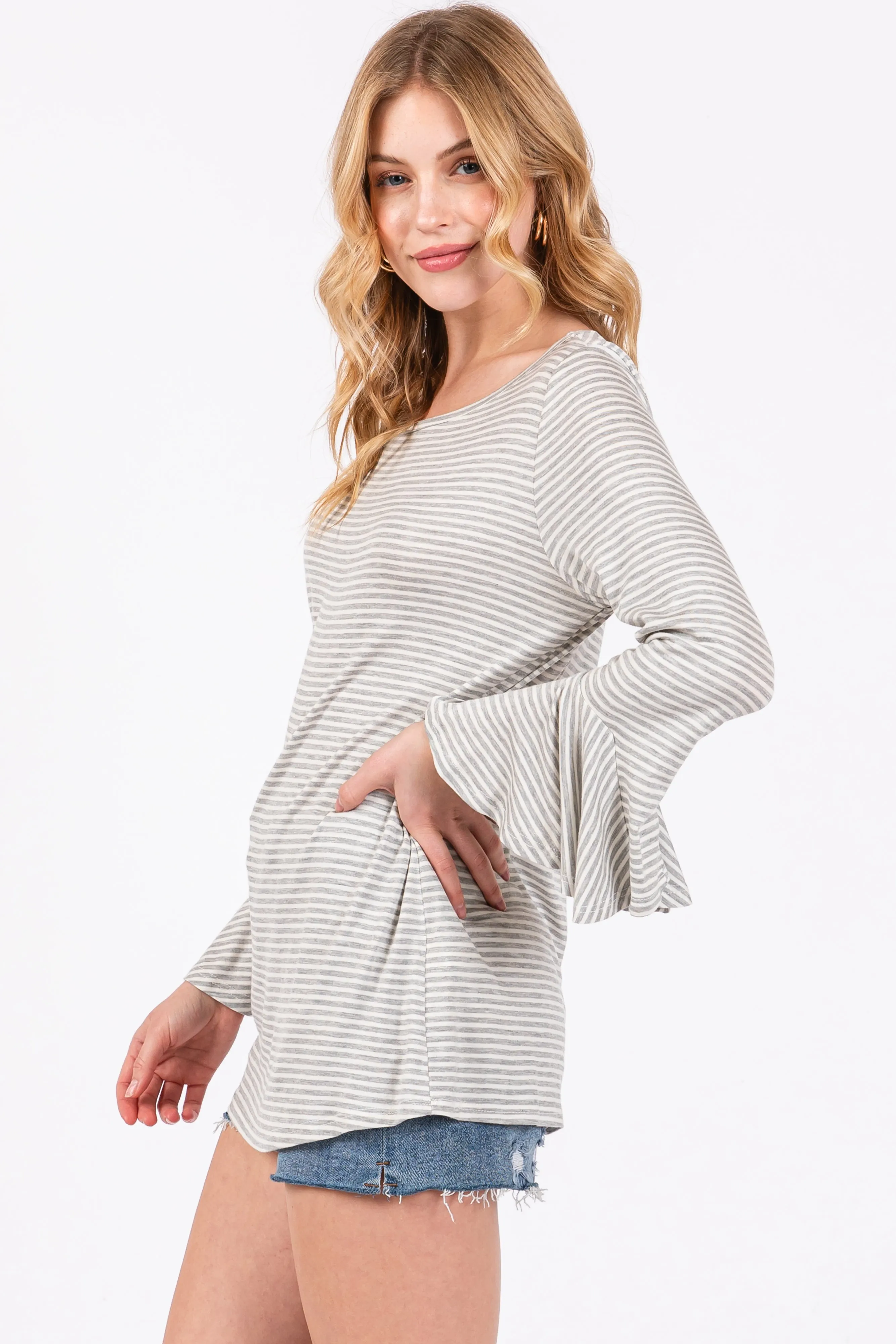 Black Ribbed Side Slit Midi Dress sold by Pinkblush product image thumbnail 4