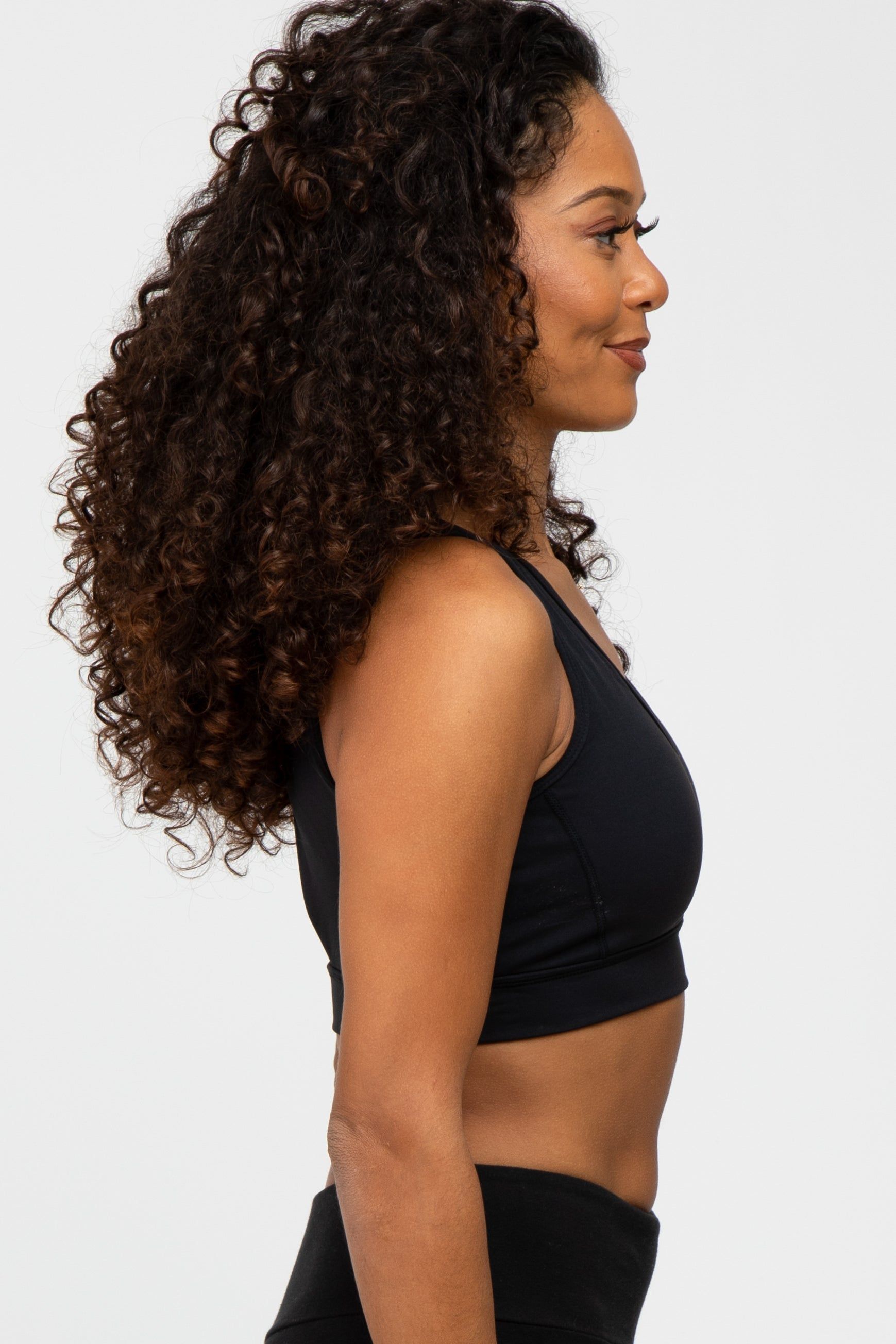 Black Triangle Cut Out Sports Bra sold by Pinkblush product image thumbnail 3