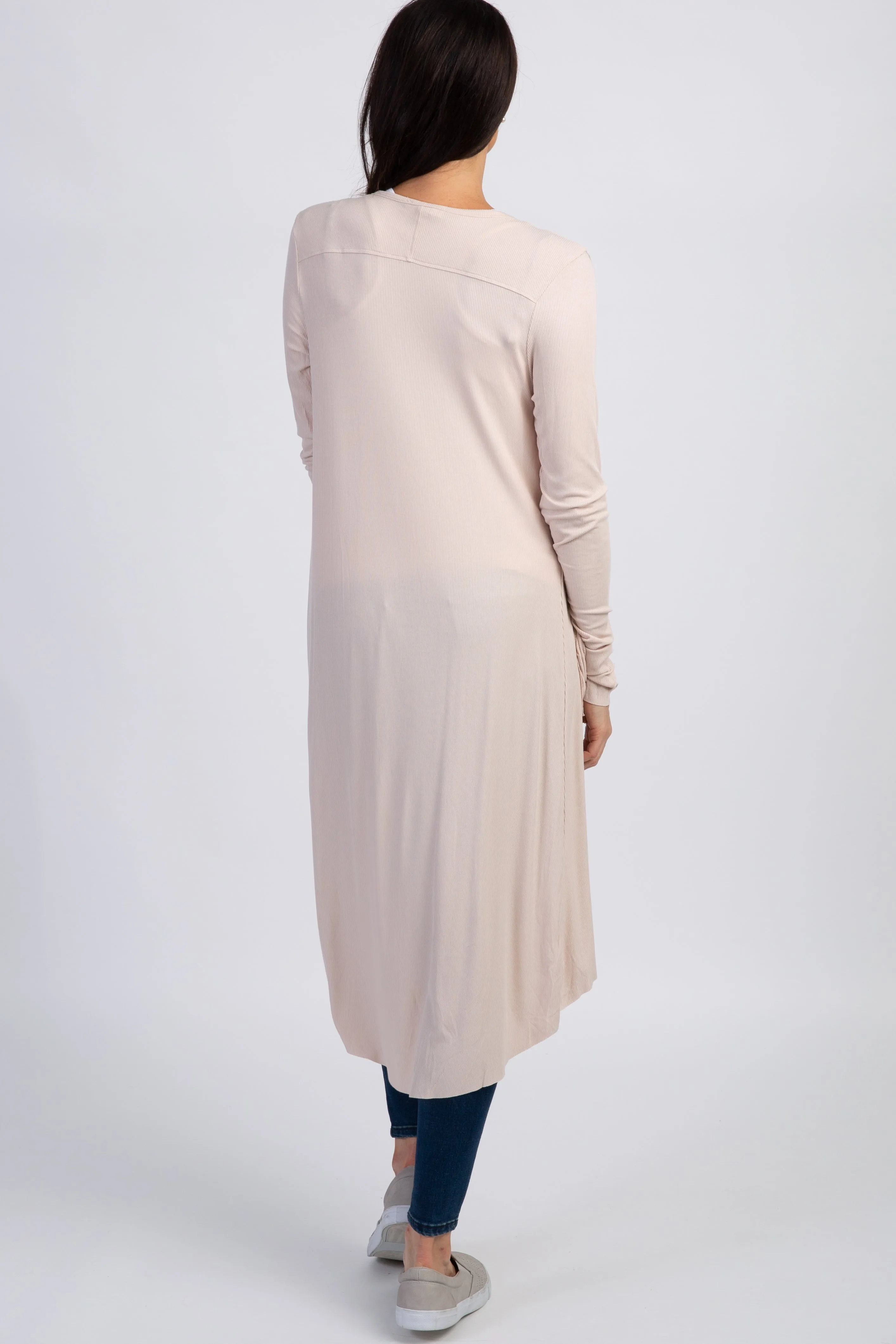 Cream Button Front Knit Cardigan sold by Pinkblush product image thumbnail 3