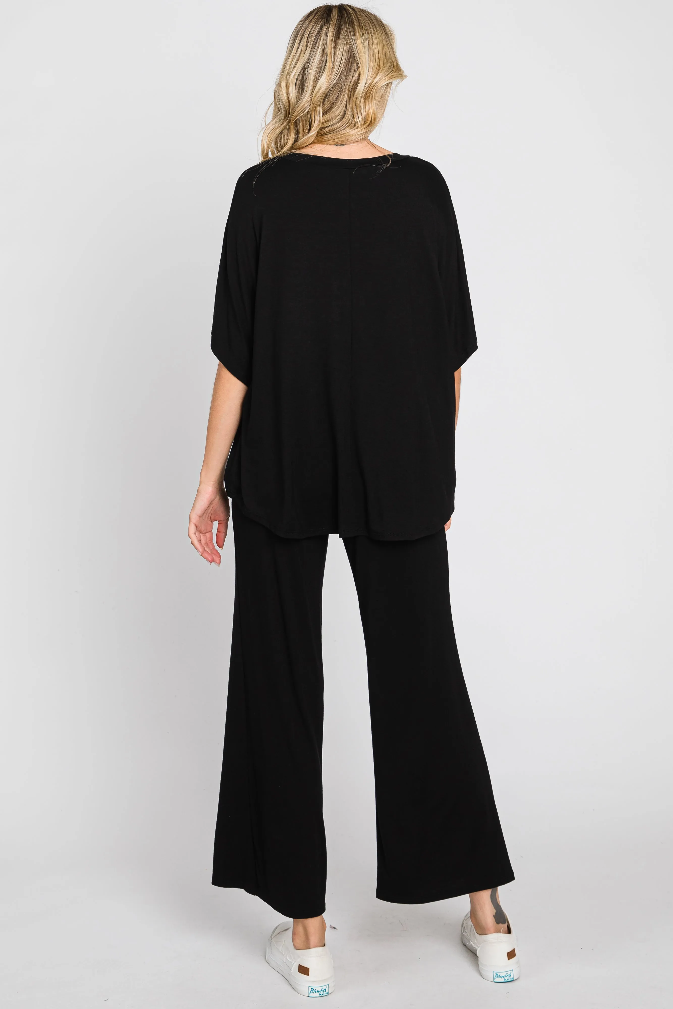 Black Cropped Pant Set sold by Pinkblush product image thumbnail 3