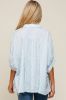 Light Blue Striped Dolman Button Down Maternity Top sold by Pinkblush