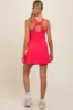 Pink Tennis Racerback Maternity Romper Dress sold by Pinkblush