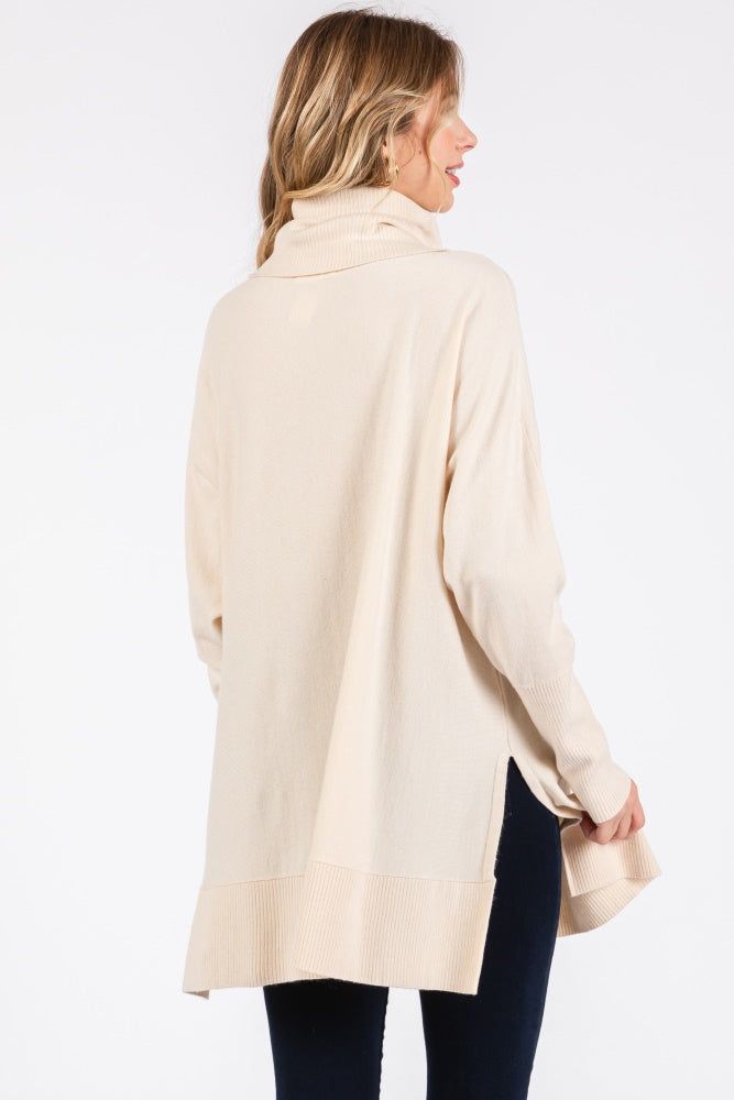 Cream Cowl Neck Dolman Sleeve Sweater sold by Pinkblush product image thumbnail 4