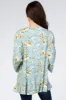Light Blue Floral Ruffle Hem Cover Up sold by Pinkblush