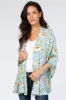 Light Blue Floral Ruffle Hem Cover Up sold by Pinkblush