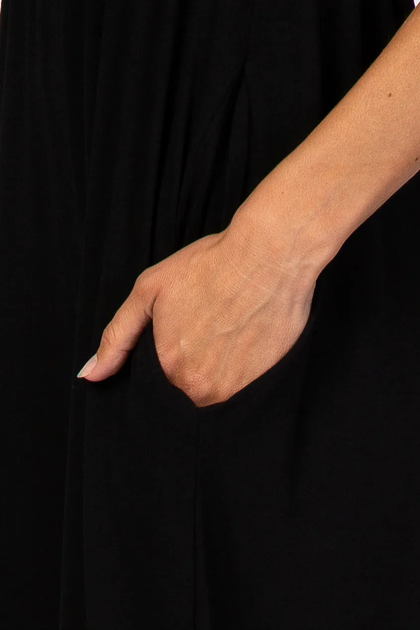 Black Sleeveless Wide Leg Jumpsuit sold by Pinkblush product image thumbnail 4