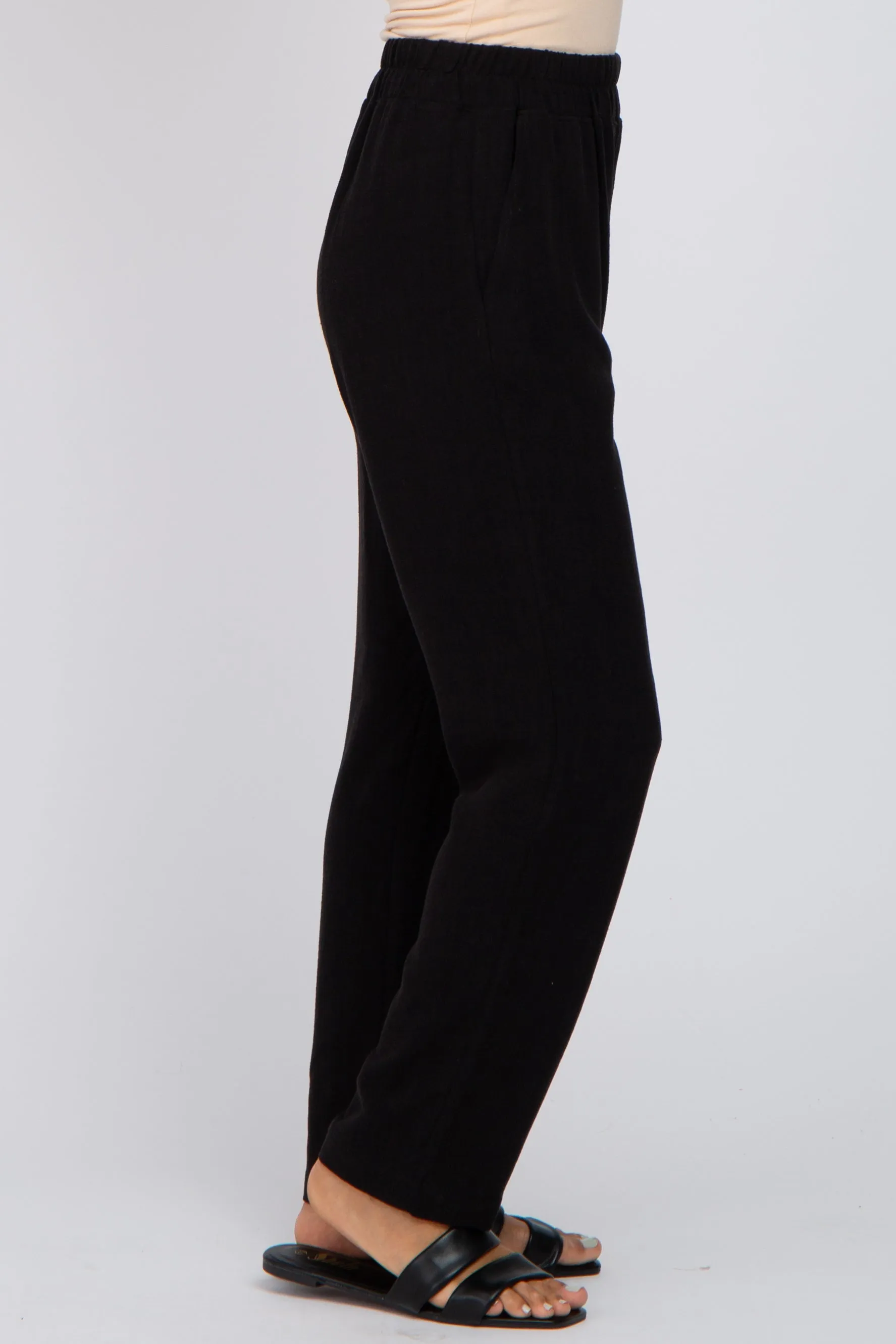 Black Linen Pants sold by Pinkblush product image thumbnail 3