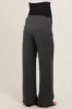 Charcoal Grey Relaxed Fit Maternity Trousers sold by Pinkblush
