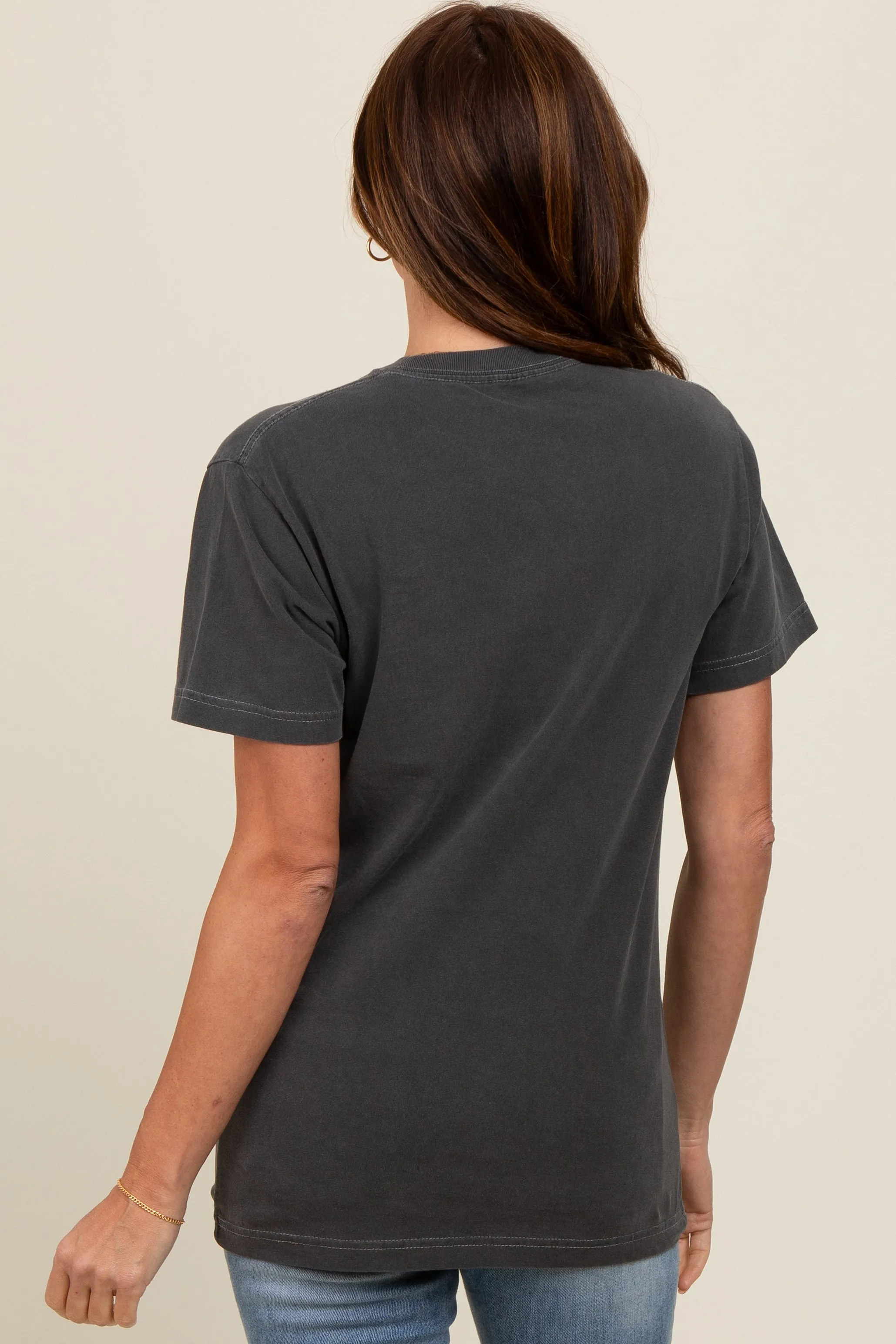 Charcoal Basic T-Shirt sold by Pinkblush product image thumbnail 3