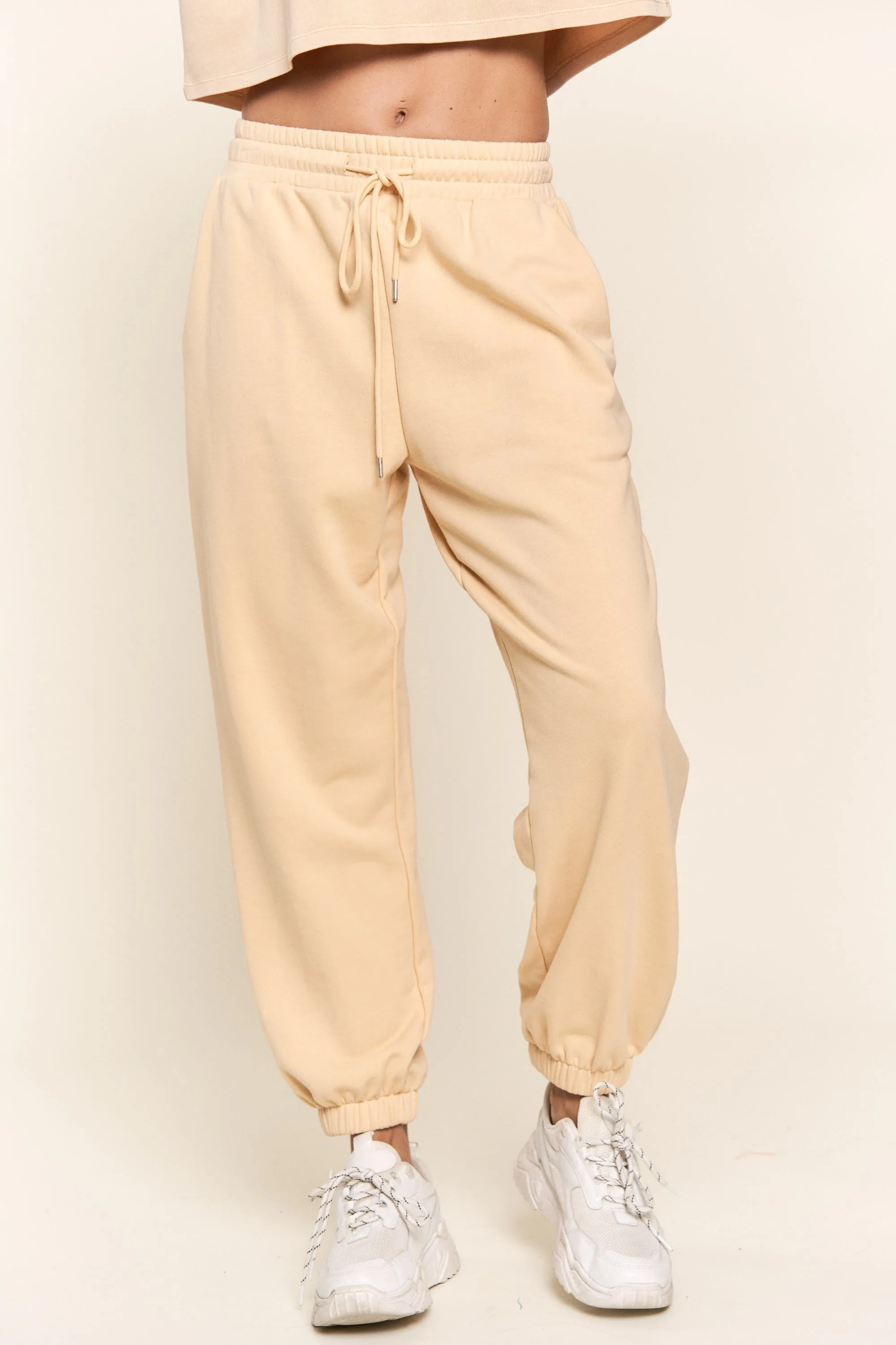 Yellow Drawstring Sweatpants sold by Pinkblush product image thumbnail 2