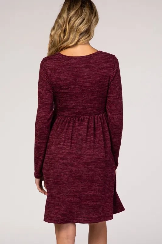 Black Round Hem Short Sleeve Maternity Plus Top sold by Pinkblush