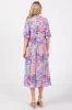 Lavender Paisley Print Tiered A-Line Midi Dress sold by Pinkblush
