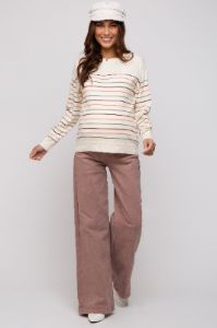 Mauve Wide Leg Maternity Jeans sold by Pinkblush