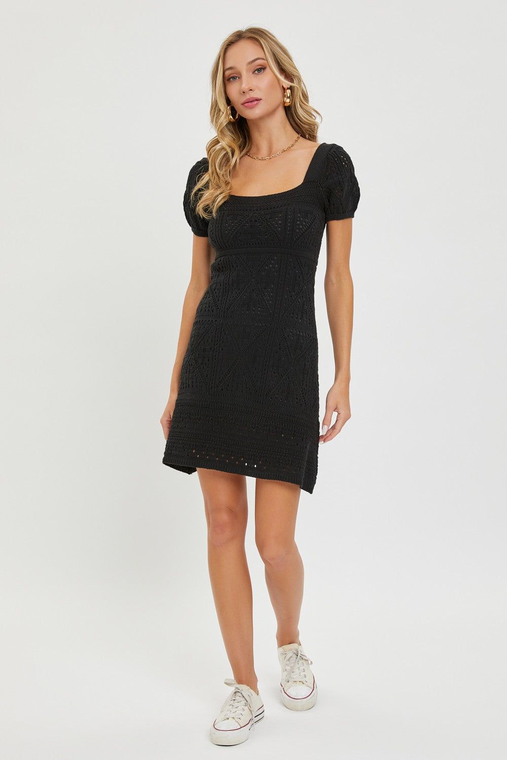 Black Knit Dress sold by Pinkblush product image thumbnail 3