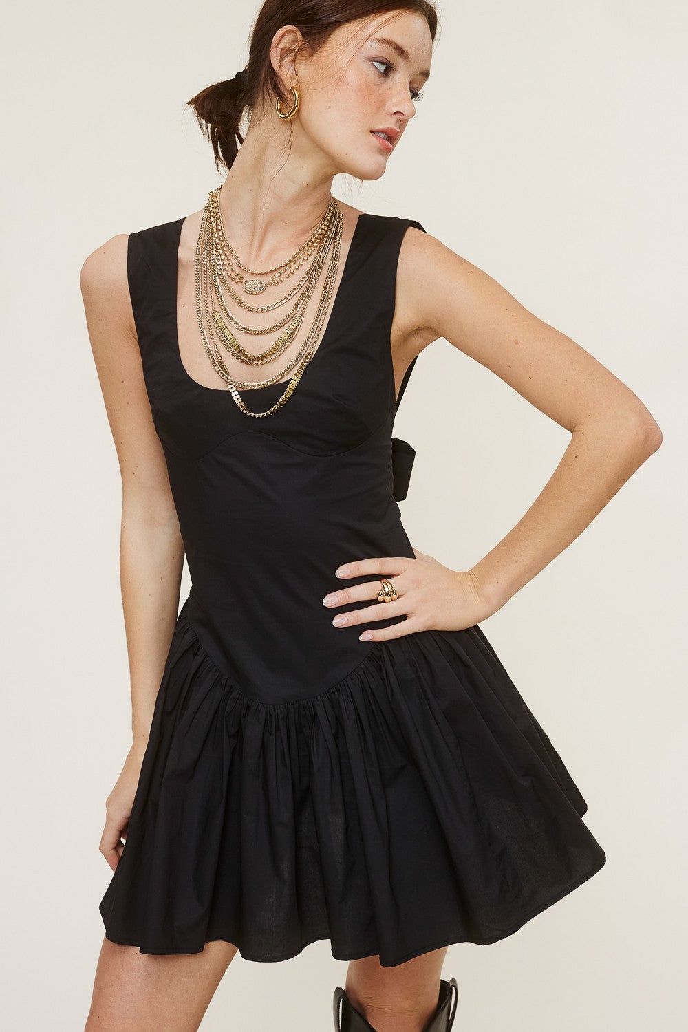 Black Bow Dress sold by Pinkblush