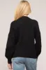 Black Bubble Sleeve Maternity Sweater sold by Pinkblush