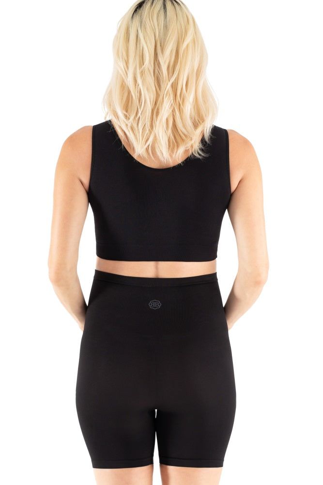 Black Belly Bandit Thighs Disguise Maternity Support Shorts sold by Pinkblush product image thumbnail 3