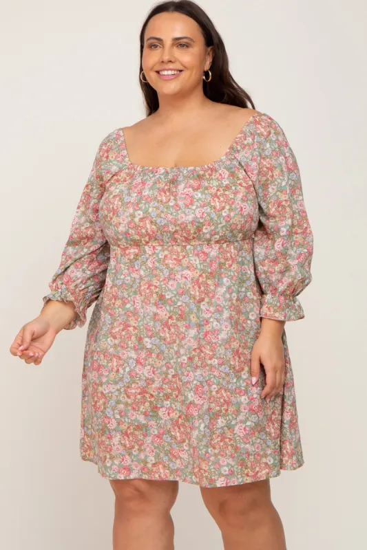 Navy Blue Floral Chiffon Ruffle Tiered Maternity Maxi Dress sold by Pinkblush