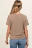 Mocha Dolman Sleeve Maternity Top sold by Pinkblush