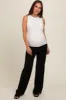 Black Maternity Dress Pants sold by Pinkblush