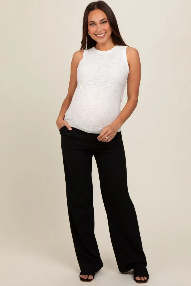 Black Maternity Dress Pants sold by Pinkblush product image thumbnail 2