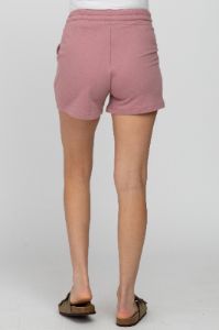 Mauve French Terry Maternity Sweat Shorts sold by Pinkblush