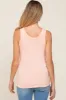 Light Peach Maternity Tank Top sold by Pinkblush