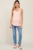 Light Peach Maternity Tank Top sold by Pinkblush