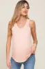 Light Peach Maternity Tank Top sold by Pinkblush