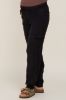 Black Maternity Jogger Pants sold by Pinkblush