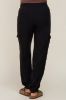 Black Maternity Jogger Pants sold by Pinkblush