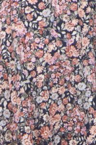 Navy Blue Floral Bubble Sleeve Maternity Dress sold by Pinkblush