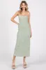Lime Floral Sleeveless Maternity Midi Dress sold by Pinkblush