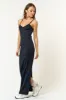 Black Soft Stretch Knit Maternity Maxi Dress sold by Pinkblush