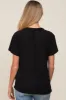Black Raw Hem Maternity Tee sold by Pinkblush