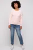 Light Pink Fuzzy Soft Knit Sweater sold by Pinkblush